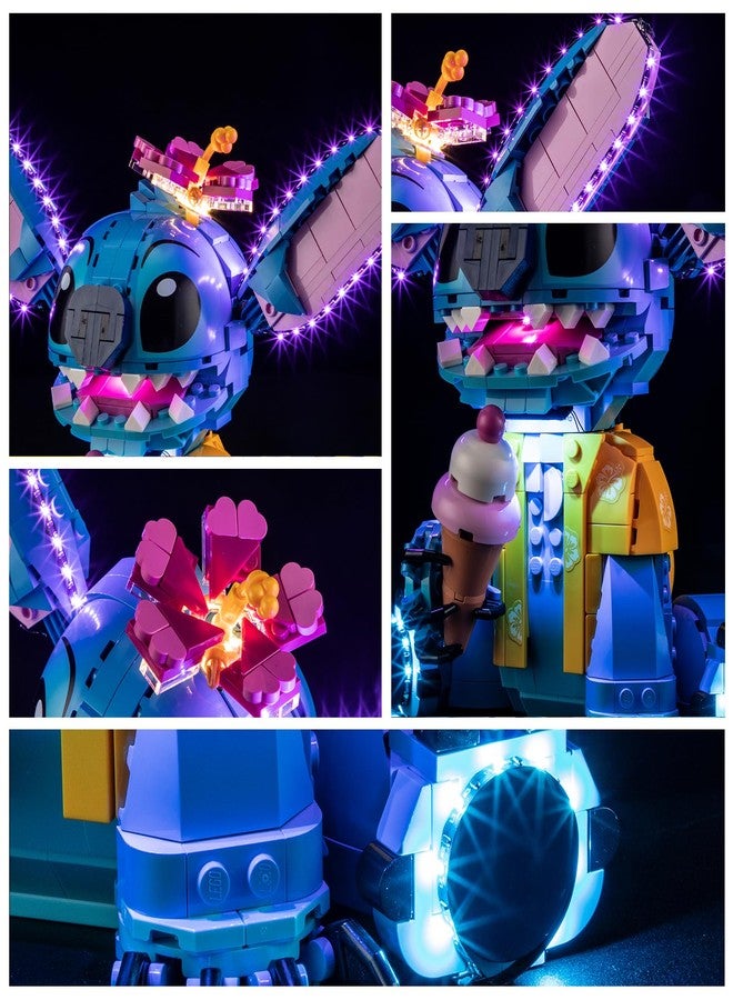 YEABRICKS Upgraded Version LED Light for Lego 43249 Disney Stitch Building Blocks Model (Building Set NOT Included) - Image 5